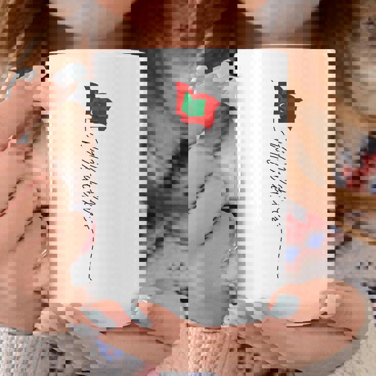 モルディブ、モルディブの国旗 男性 モルディブの国旗 愛国的 コーヒーマグ 面白い贈り物