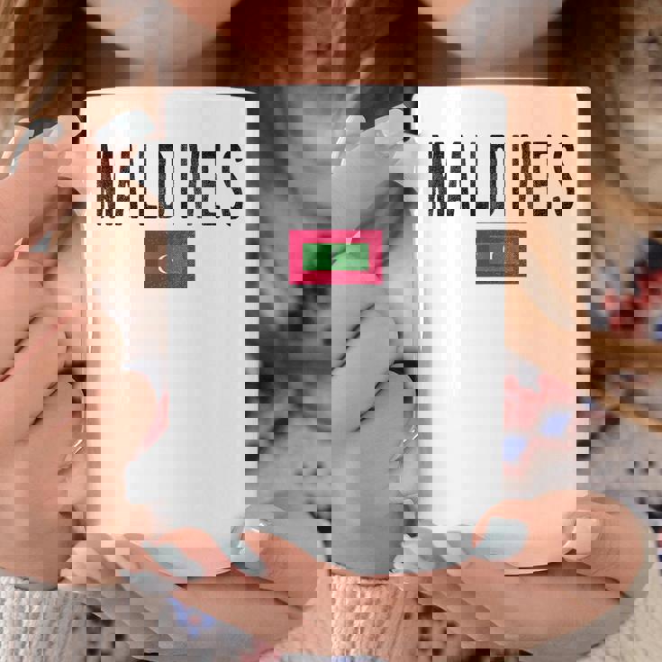 モルディブ国旗-お土産モルディブ。 コーヒーマグ 面白い贈り物