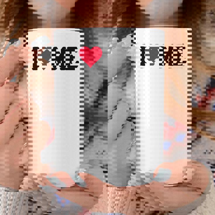 レッドハートデザイン I Love Me コーヒーマグ 面白い贈り物