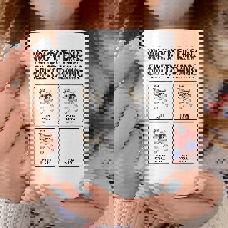 ワイヤーフォックステリアガイド 犬の服従を訓練する コーヒーマグ 面白い贈り物