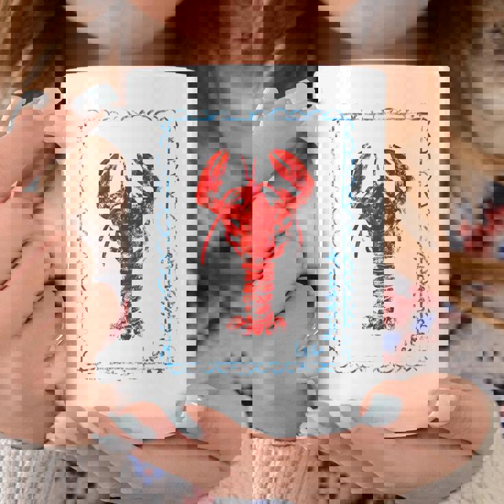 ヴィンテージレッドロブスター コーヒーマグ 面白い贈り物