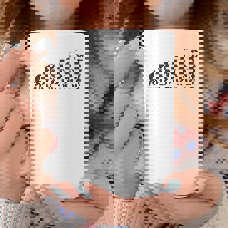 人類の進化 ネタ ゴルファー ゴルフ ゴルフ好き ゴルフファン おもしろ ゴルフ部 コーヒーマグ 面白い贈り物