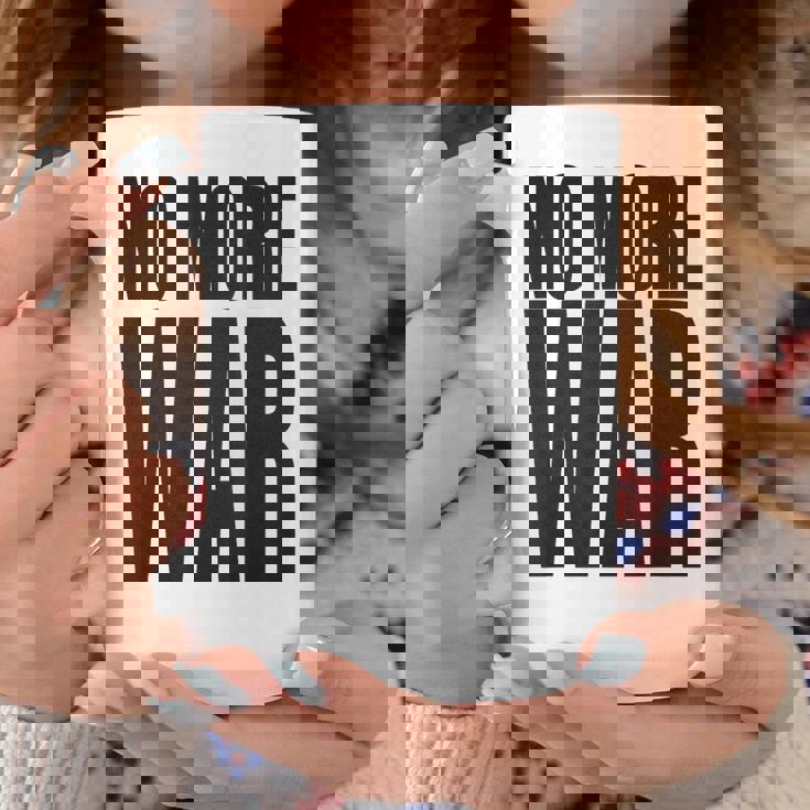 反戦 平和 イスラエル パレスチナ ウクライナ ロシア リビア シリア イエメン クルド トルコ No More War コーヒーマグ 面白い贈り物