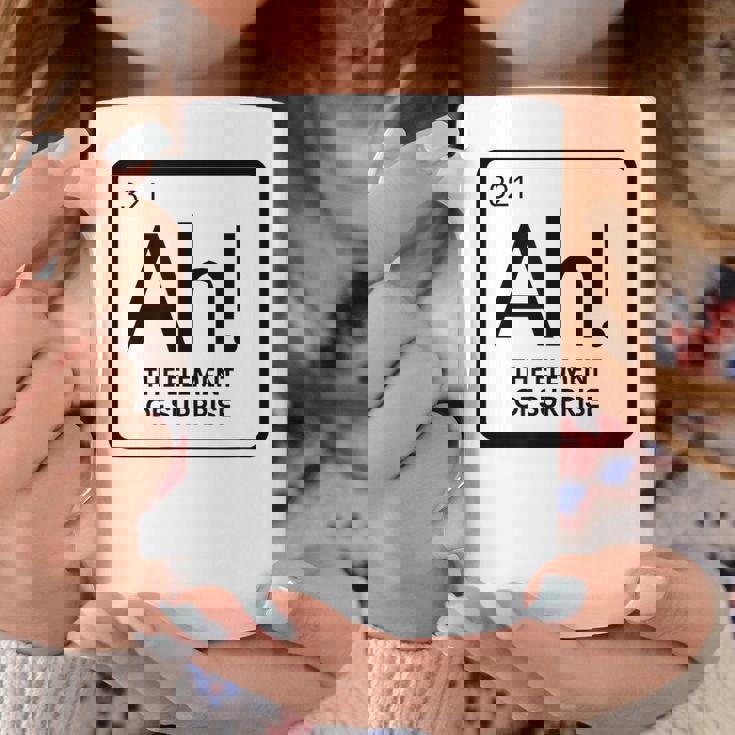 周期表 Ah 驚き元素 化学 科学 駄洒落。 コーヒーマグ 面白い贈り物