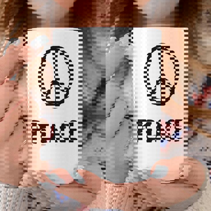 平和の印 平和のシンボル 世界平和 希望 調和 Peaceign World Peaceymbol Hope コーヒーマグ 面白い贈り物