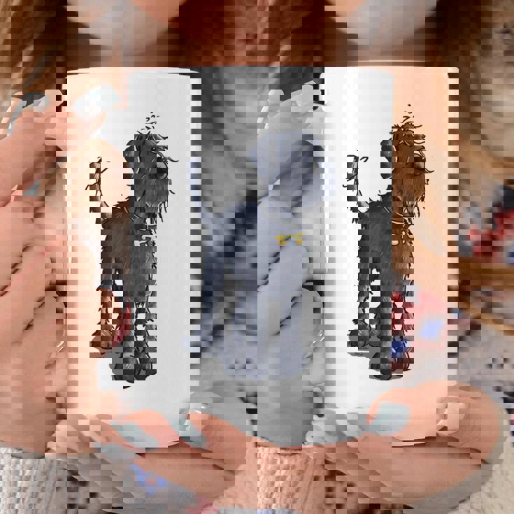 愉快なジャイアントシュナウザー Ichnauzer ギフト ドッグファン 長袖tシャツ コーヒーマグ 面白い贈り物