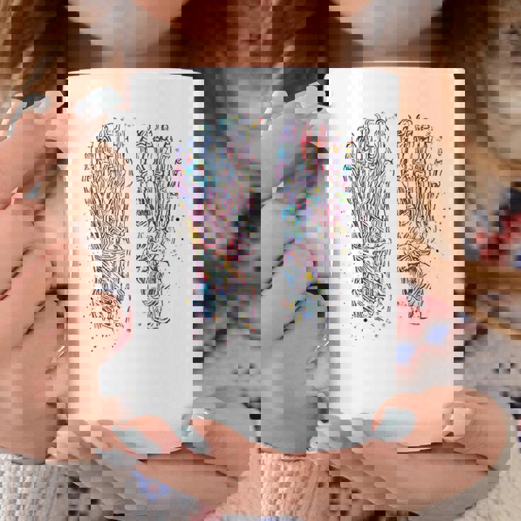 足解剖学 水彩 骨格 足 筋肉 コーヒーマグ 面白い贈り物