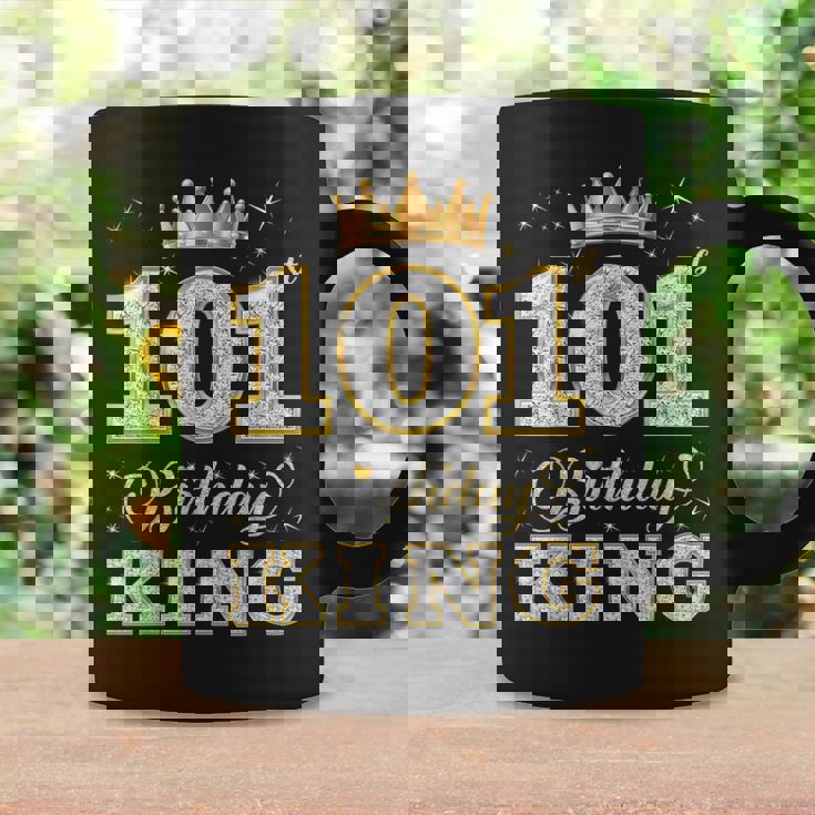 101歳の誕生日王 101歳の誕生日パーティー コーヒーマグ ギフトのアイデア