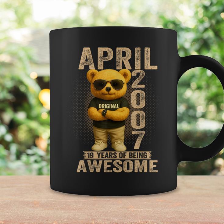 19歳 2007年4月 テディベア 19歳 誕生日 男性 女性 コーヒーマグ ギフトのアイデア