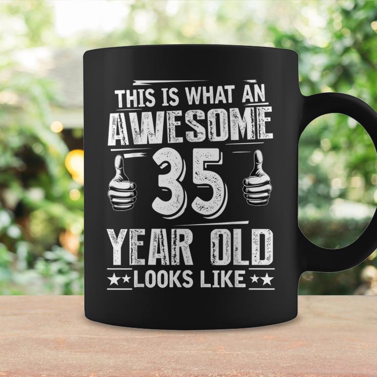 35歳の誕生日プレゼントは私に35年かかりました 良い 面白い 35歳 コーヒーマグ ギフトのアイデア