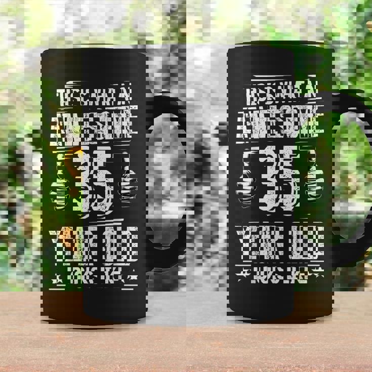 35歳の誕生日プレゼントは私に35年かかりました 良い 面白い 35歳 コーヒーマグ ギフトのアイデア