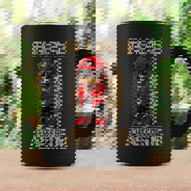 3月65日 誕生日 男性 女性 1961 素晴らしいテディベア コーヒーマグ ギフトのアイデア