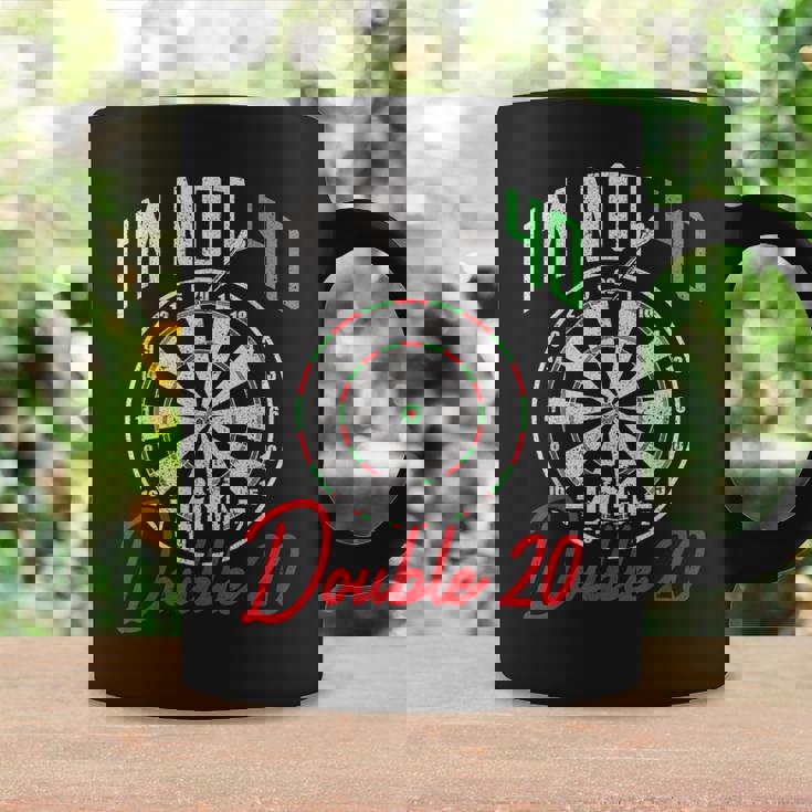 40歳の誕生日ダーツプレーヤー 40歳ダーツ コーヒーマグ ギフトのアイデア