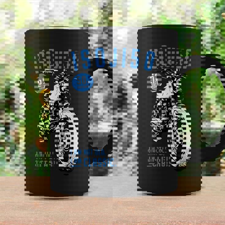 50歳 早寿お祝い 五十路 バイク好き 車好き クラシックバイク I'm Not Old I'm Classic コーヒーマグ ギフトのアイデア