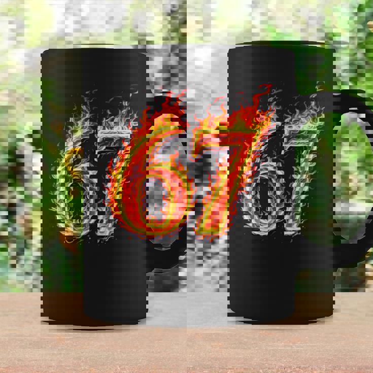 67 Fireixeven Meme Flames スラング 数字 面白い キッズ ティーン 長袖tシャツ コーヒーマグ ギフトのアイデア
