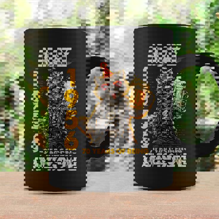 70Th Birthday Raccoon Beer May 1956Intage 70 Years Old コーヒーマグ ギフトのアイデア