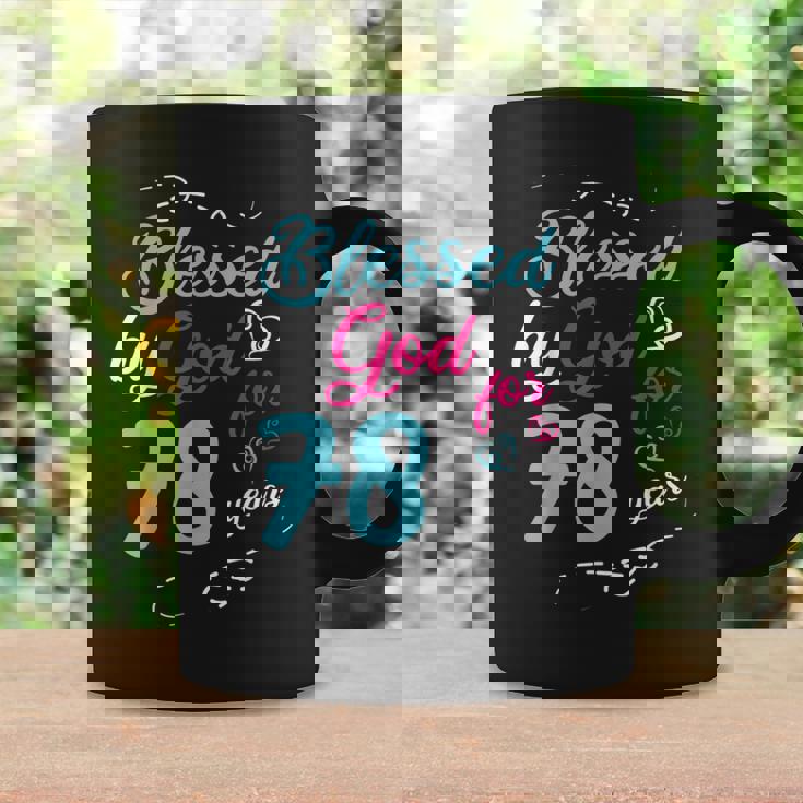 78歳 78歳 誕生日パーティー お祝い 神に祝福 コーヒーマグ ギフトのアイデア