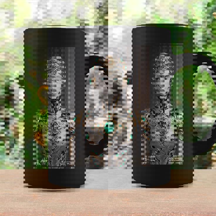 Aei And Eai 磁器 セミ脆弱ヒューマノイド マガタマai。 長袖tシャツ コーヒーマグ ギフトのアイデア