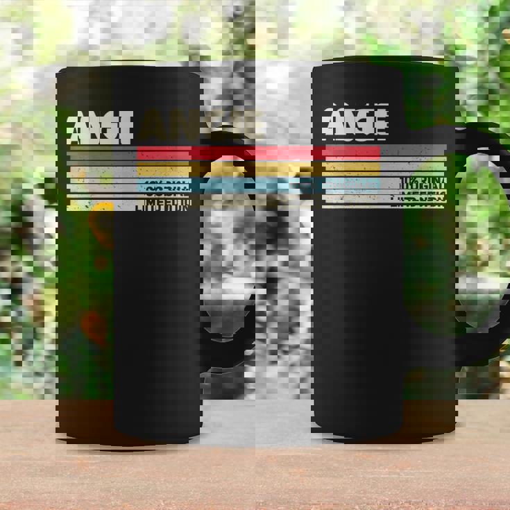 Angie パーソナライズ 名前 レトロ ヴィンテージ 70年代 80年代 90年代 誕生日 コーヒーマグ ギフトのアイデア