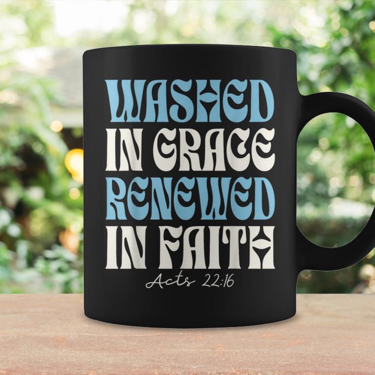 Baptism Christian Baptized Washed In Grace Acts 22 Coffee Mug Gifts ideas