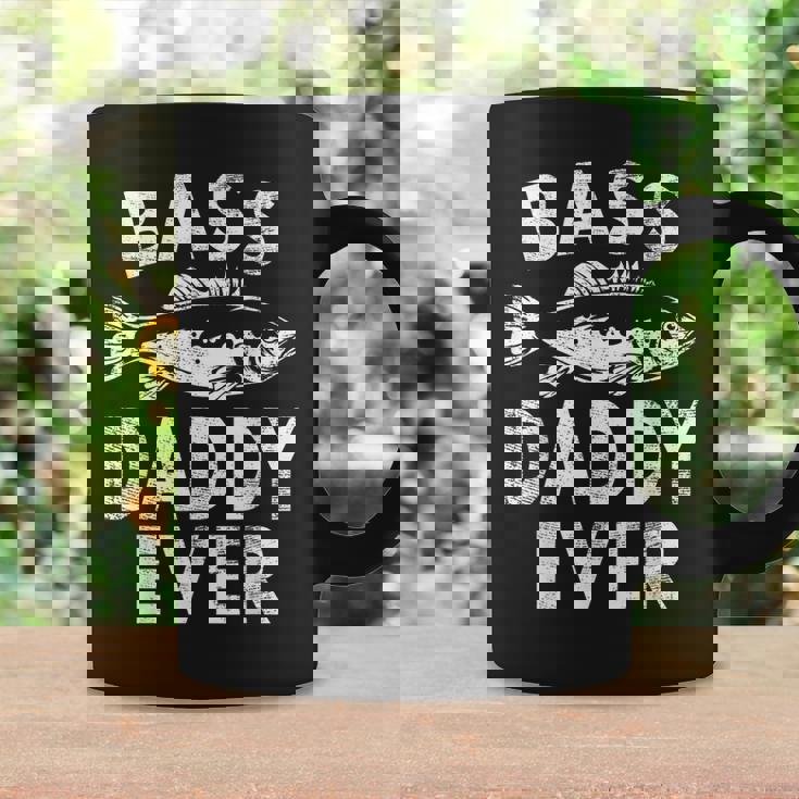 Bass Daddy Ever Fishing Daddy Father's Day コーヒーマグ ギフトのアイデア
