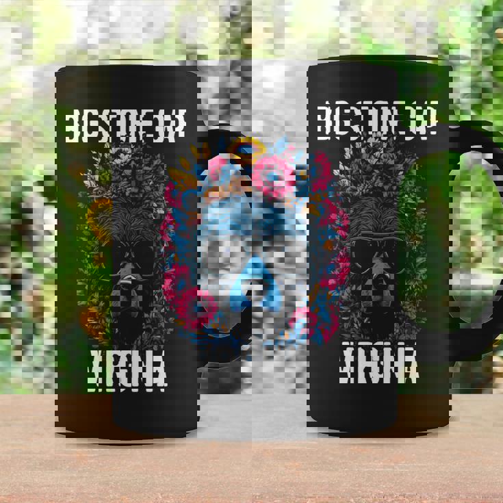 Bigtone Gap バージニア Usa クマと花のデザイン 長袖tシャツ コーヒーマグ ギフトのアイデア