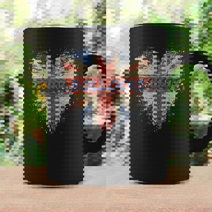 Bollocks ヴィンテージ 英国ユニオンジャック ハートペイント 飛び散り コーヒーマグ ギフトのアイデア