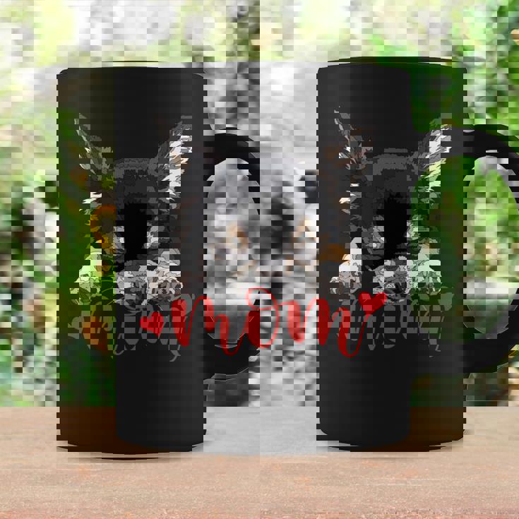 Chihuahua Mom The Dog Mother Chiwawa ブラック&タン チワワ 長袖tシャツ コーヒーマグ ギフトのアイデア