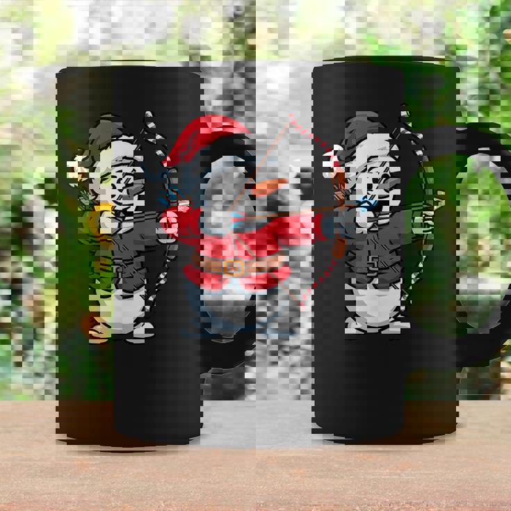 Christmas Snowman Archery Santa Hat Pajama Family Matching Coffee Mug Gifts ideas