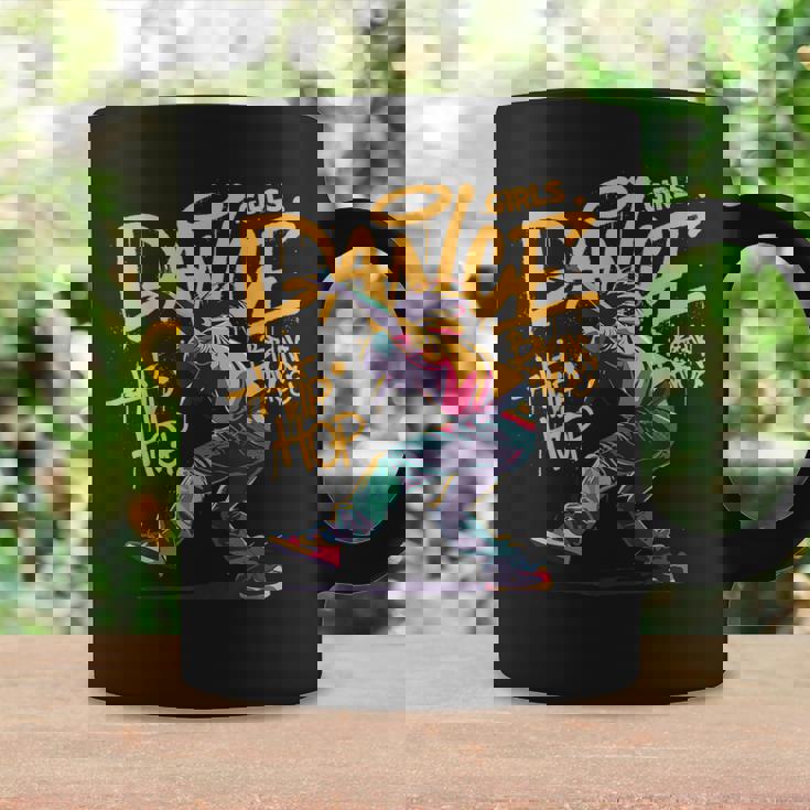 Cool Girls Breakdancing & Hip Hop Music Dancers Graffiti コーヒーマグ ギフトのアイデア