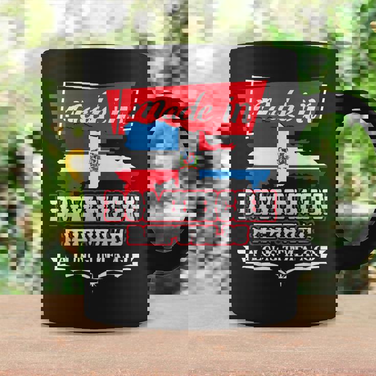 Dominican Republic Long Ago Country Flag Dr Native コーヒーマグ ギフトのアイデア