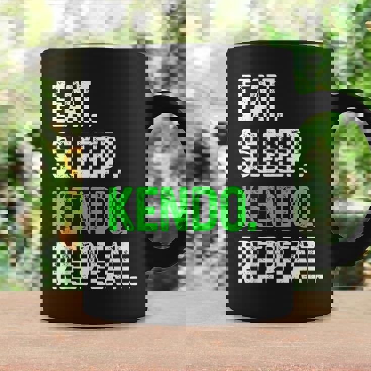 Eatleep Kendo Repeat 面白い格闘技コンバット コーヒーマグ ギフトのアイデア