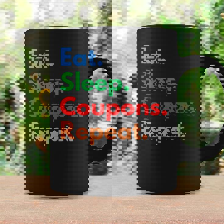 Eatleep クーポンリピート クーポンコレクター&クーポン愛好家 長袖tシャツ コーヒーマグ ギフトのアイデア