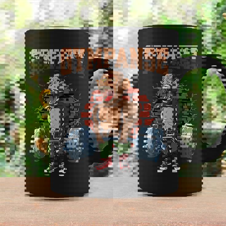 Fitness Gympanse Deadlift Workout Training Gymを行っています コーヒーマグ ギフトのアイデア