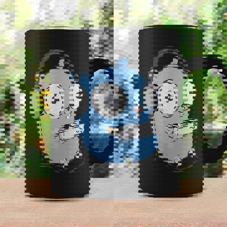 Go Developer Golang Music Goper コーヒーマグ ギフトのアイデア