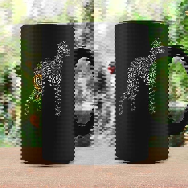 Greyhound I Love Greyhounds コーヒーマグ ギフトのアイデア