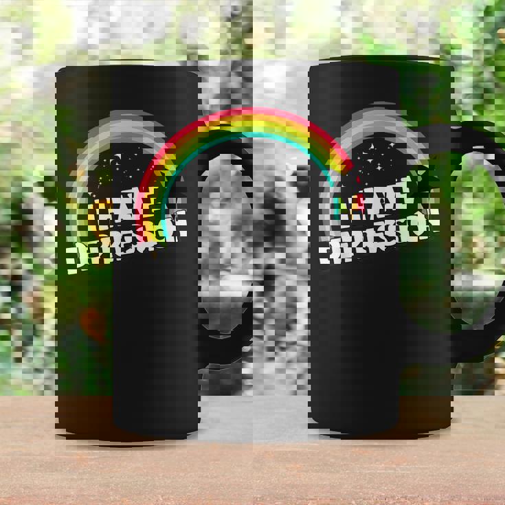 I Have Depression 面白いメンタルヘルスリマインダーギフト コーヒーマグ ギフトのアイデア