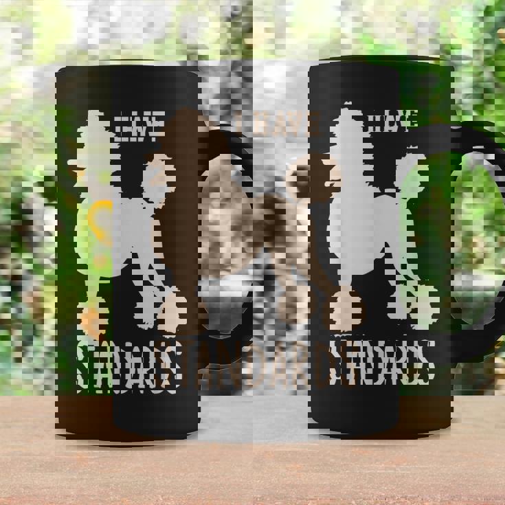 I Havetandards プードル キュート スタンダード プードル コーヒーマグ ギフトのアイデア