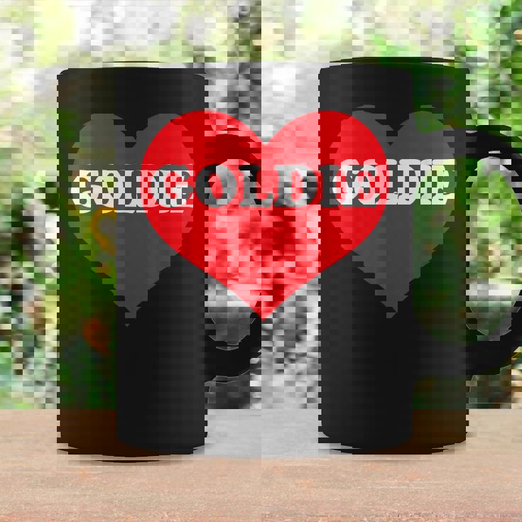 I Heart Goldie I Love Goldie カスタマイズ可 コーヒーマグ ギフトのアイデア