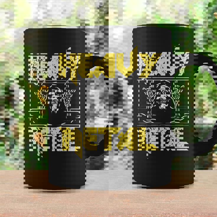 Heavy Metal Death Rock Keleton Horns Up ヘヴィメタル コーヒーマグ ギフトのアイデア