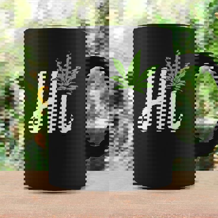 Hi Hello マリファナの葉 ハッピーファニー大麻 ウィード パイナップル コーヒーマグ ギフトのアイデア
