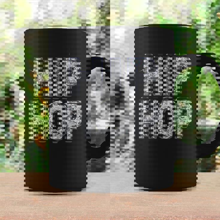 Hip Hop ヒップホップ（ダイヤモンド フォント）【Streetstarz ストリートスターズ】文字 かっこいい コーヒーマグ ギフトのアイデア