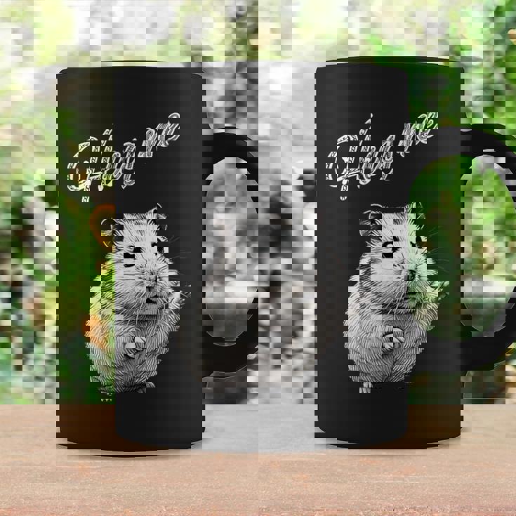 Hug Me ジャンガリアンハムスター アートデザイン 可愛い おしゃれ 動物 齧歯類 コーヒーマグ ギフトのアイデア