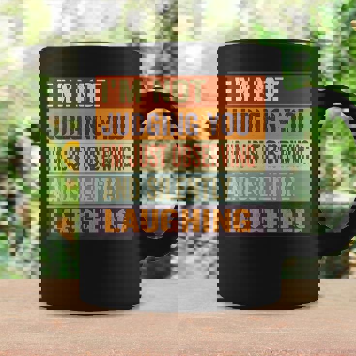 I'm Not Judging You I'm Just Observing Andilently コーヒーマグ ギフトのアイデア