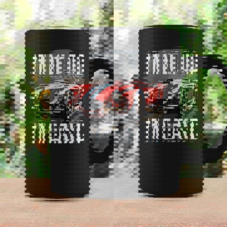 I'm Not Old I'm Classic レトロ フォード シェルビー コブラ マッスルカー コーヒーマグ ギフトのアイデア