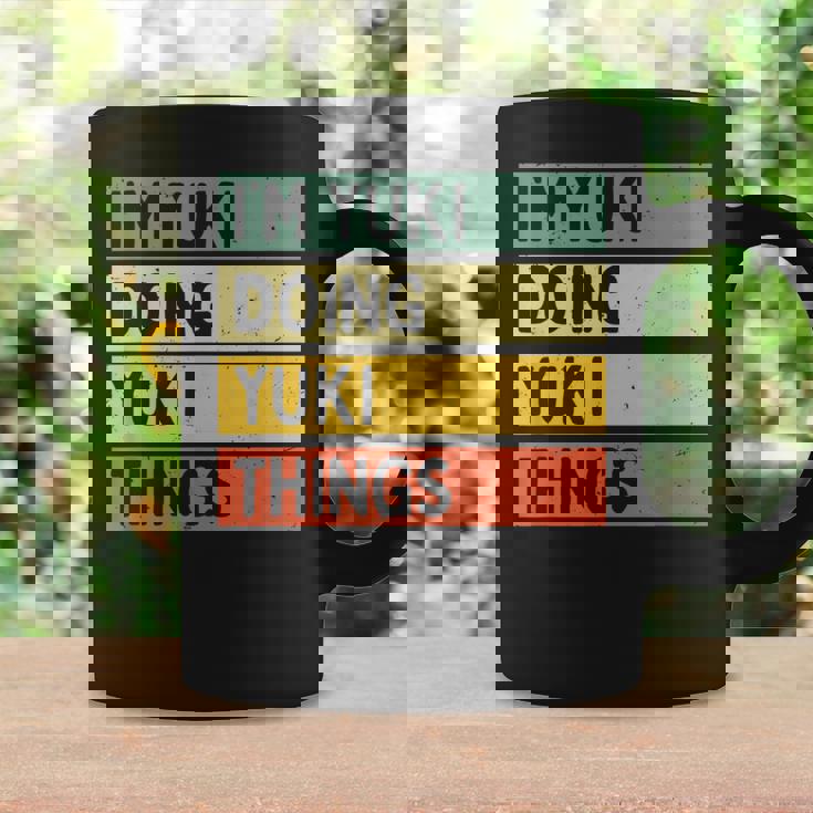 I'm Yuki Doing Yukiシングス 面白い 名言 コーヒーマグ ギフトのアイデア