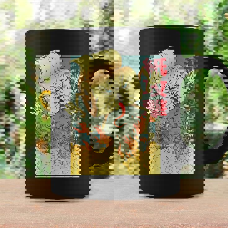 Japanese Anime Toilet Paper Monster Attackintage Poster コーヒーマグ ギフトのアイデア