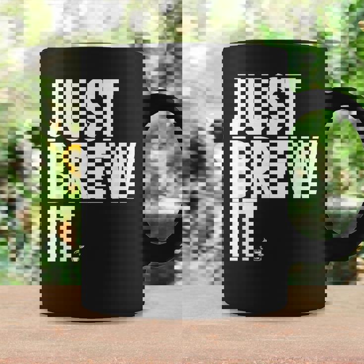 Just Brew It おもしろコーヒーシャツ コーヒーマグ ギフトのアイデア