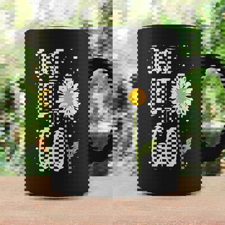 Just Let It Go やる気を起こさせるインスピレーションを与えるギフト 男女兼用 コーヒーマグ ギフトのアイデア