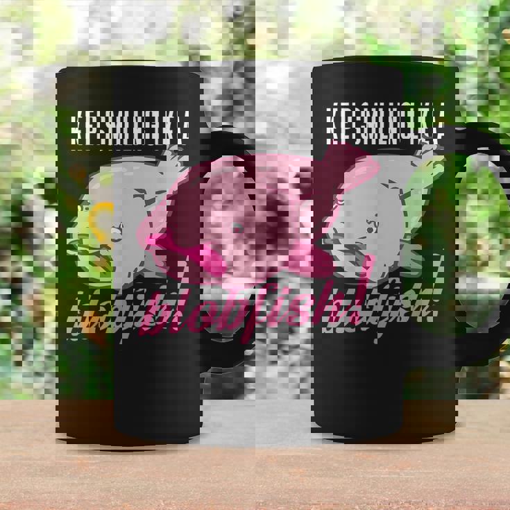 Keepmiling Like A Blobfish デザイン ブログフィッシュファン向け コーヒーマグ ギフトのアイデア
